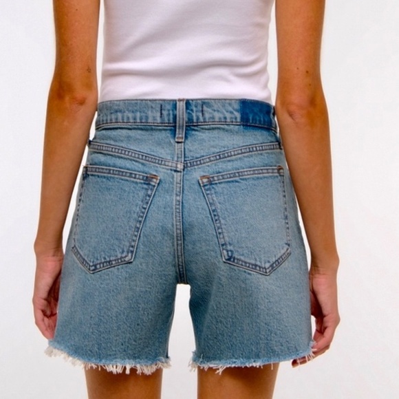 Abercrombie and Fitch The Dad Short Cut-Off High Rise Sz 28 - Picture 3 of 13